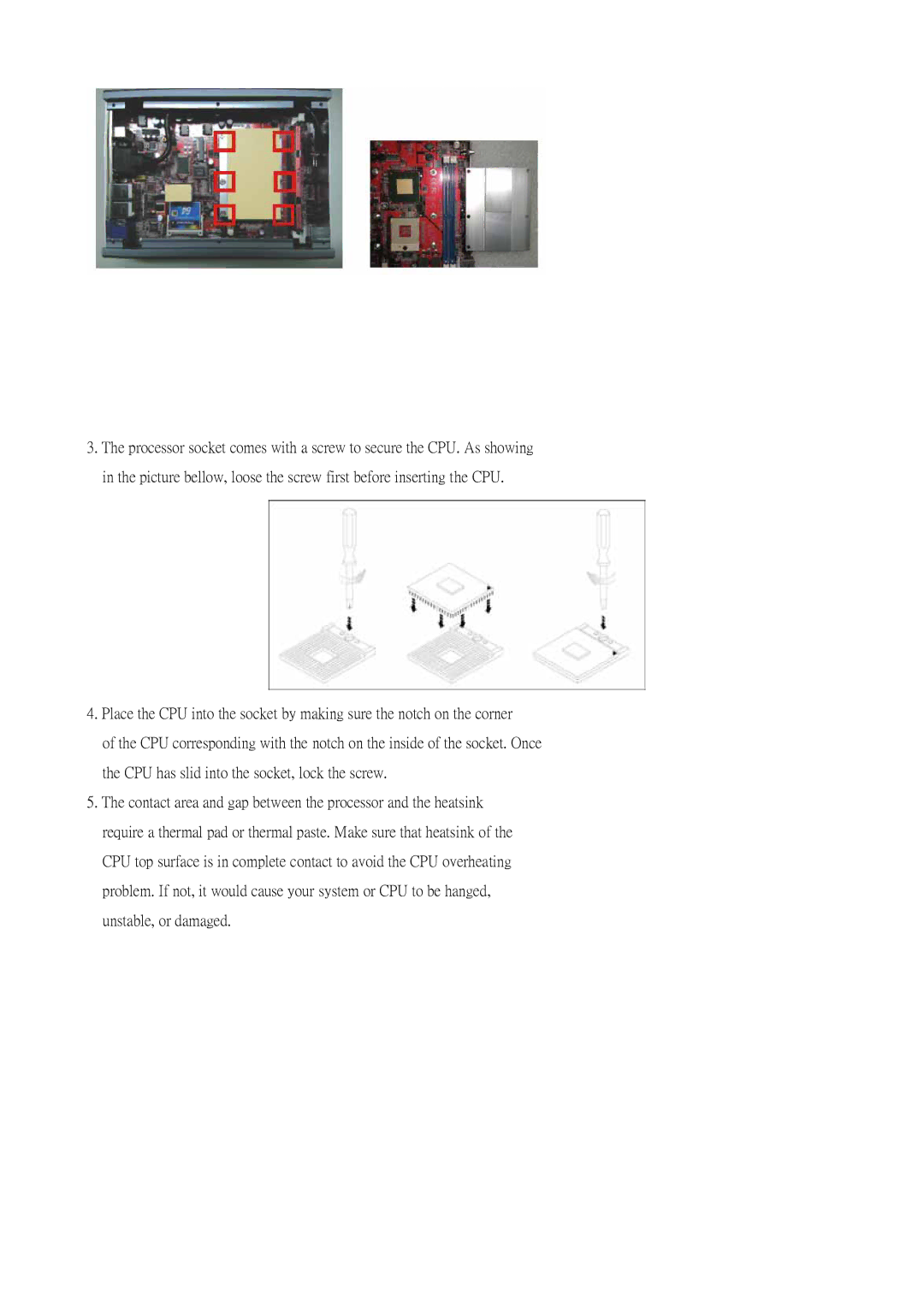 Intel Pentium M Box PC, EX-98211 FANLESS CELERON manual 