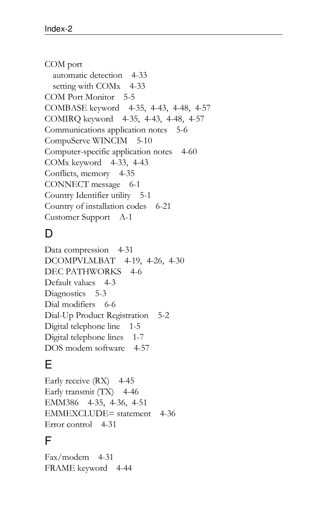 Intel PRO/100 appendix Dcompvlm.Bat, DEC Pathworks 