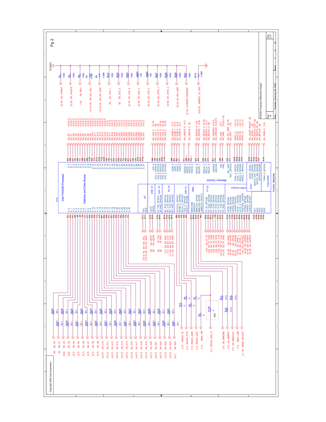 Intel PXA250 and PXA210 manual Pg.2 