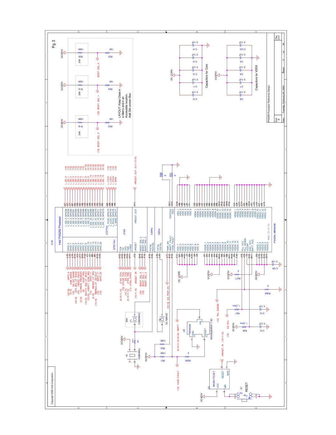 Intel PXA250 and PXA210 manual Pg.3 