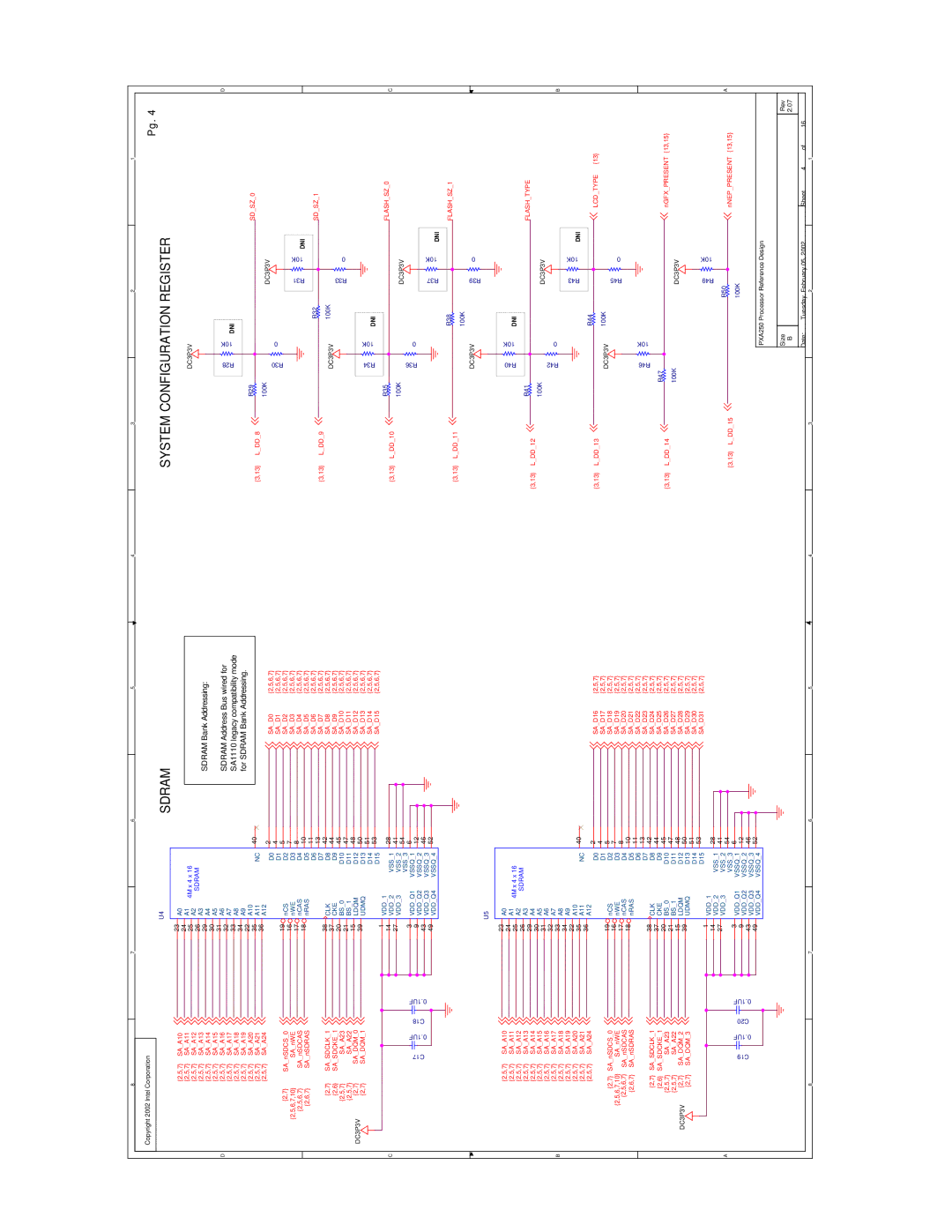 Intel PXA250 and PXA210 manual Sdram 