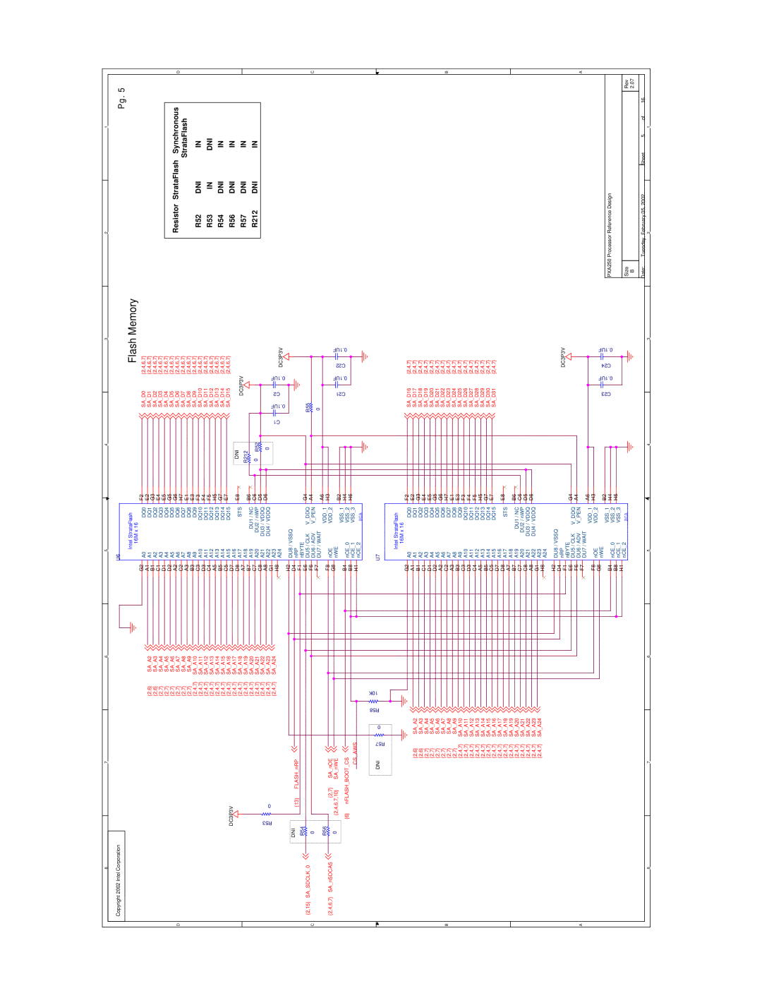 Intel PXA250 and PXA210 manual Flash Memory 