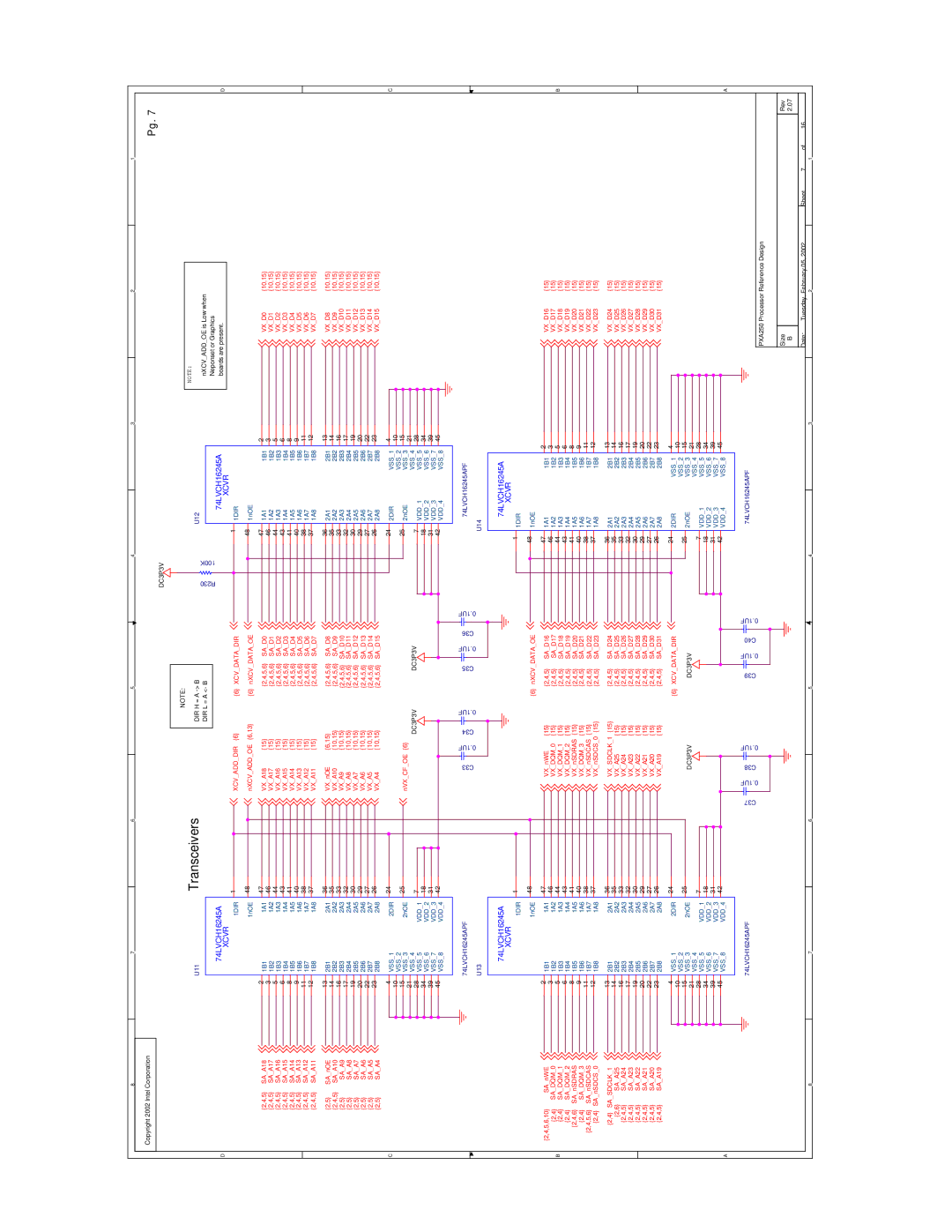 Intel PXA250 and PXA210 manual Transceivers 