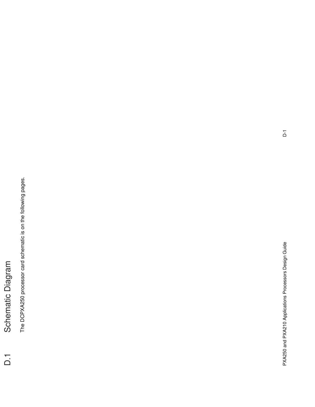 Intel PXA250 and PXA210 manual PXA250 Processor Card Schematic Diagram 