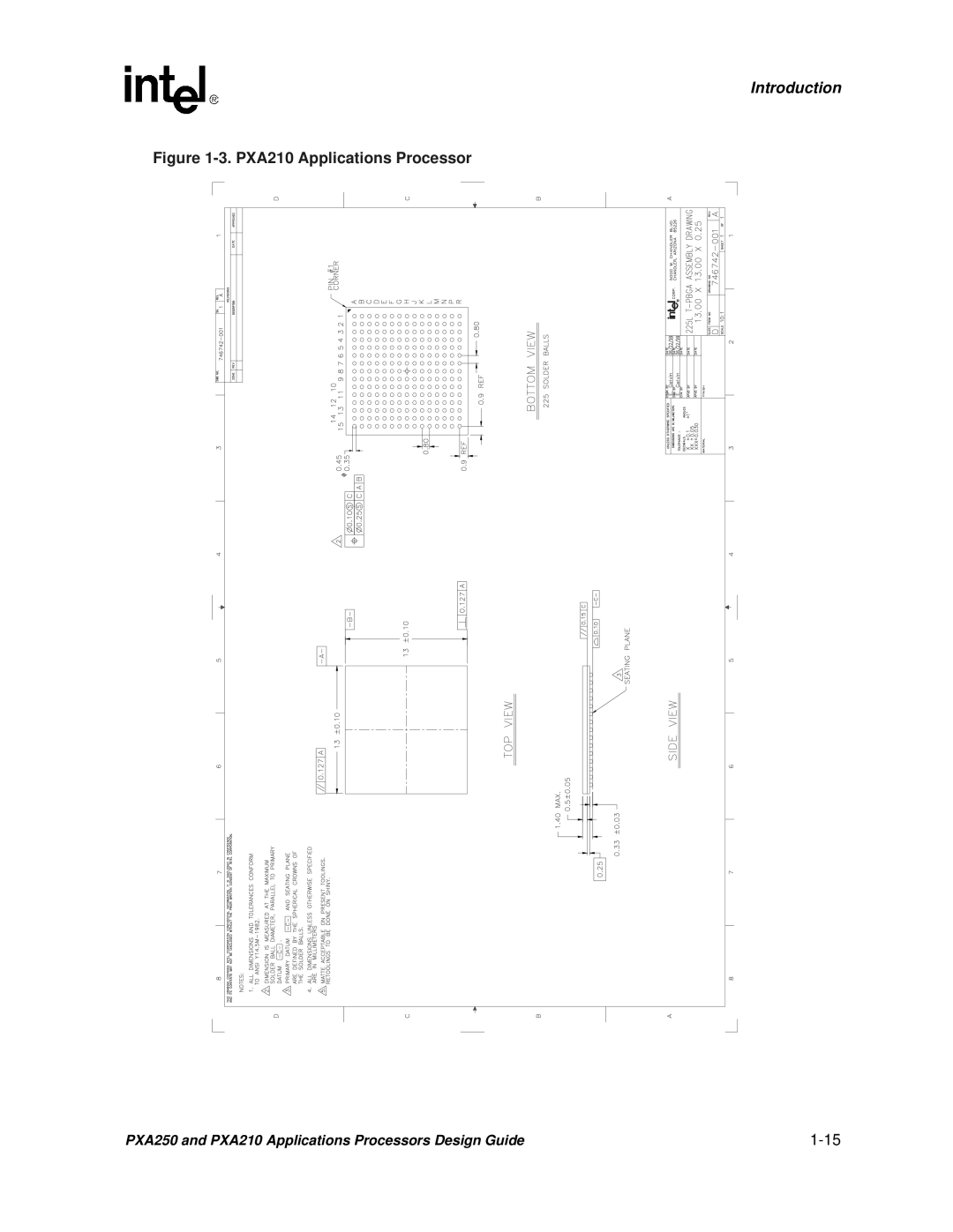 Intel PXA250 and PXA210 manual PXA210 Applications Processor 