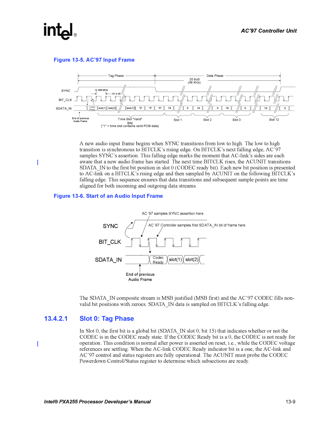 Intel PXA255 manual Sync 