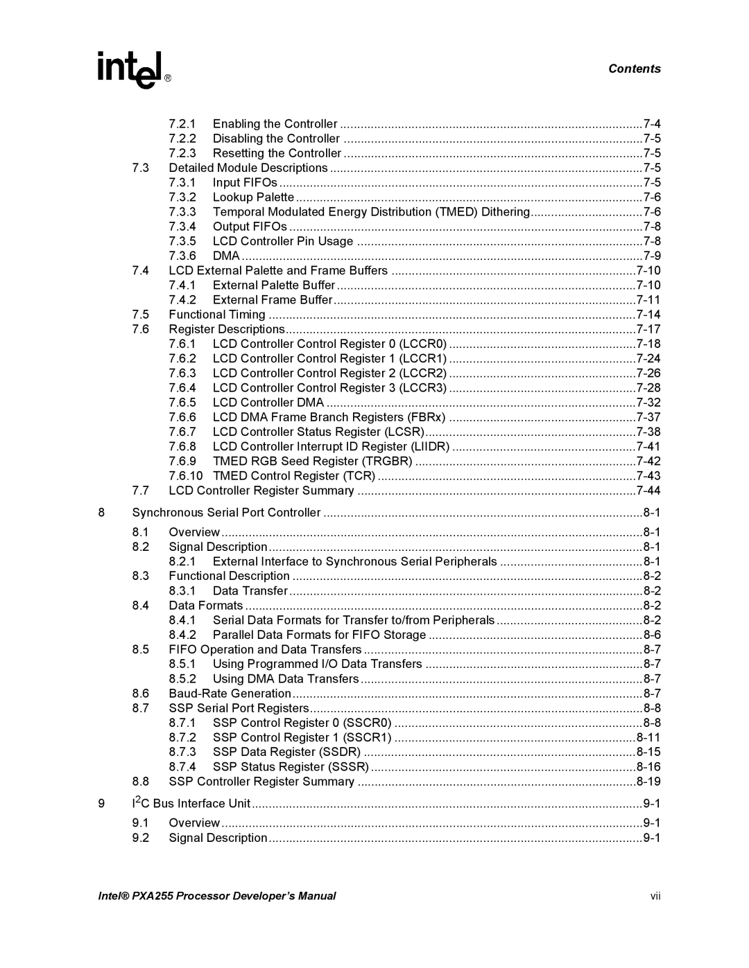 Intel PXA255 manual Dma 