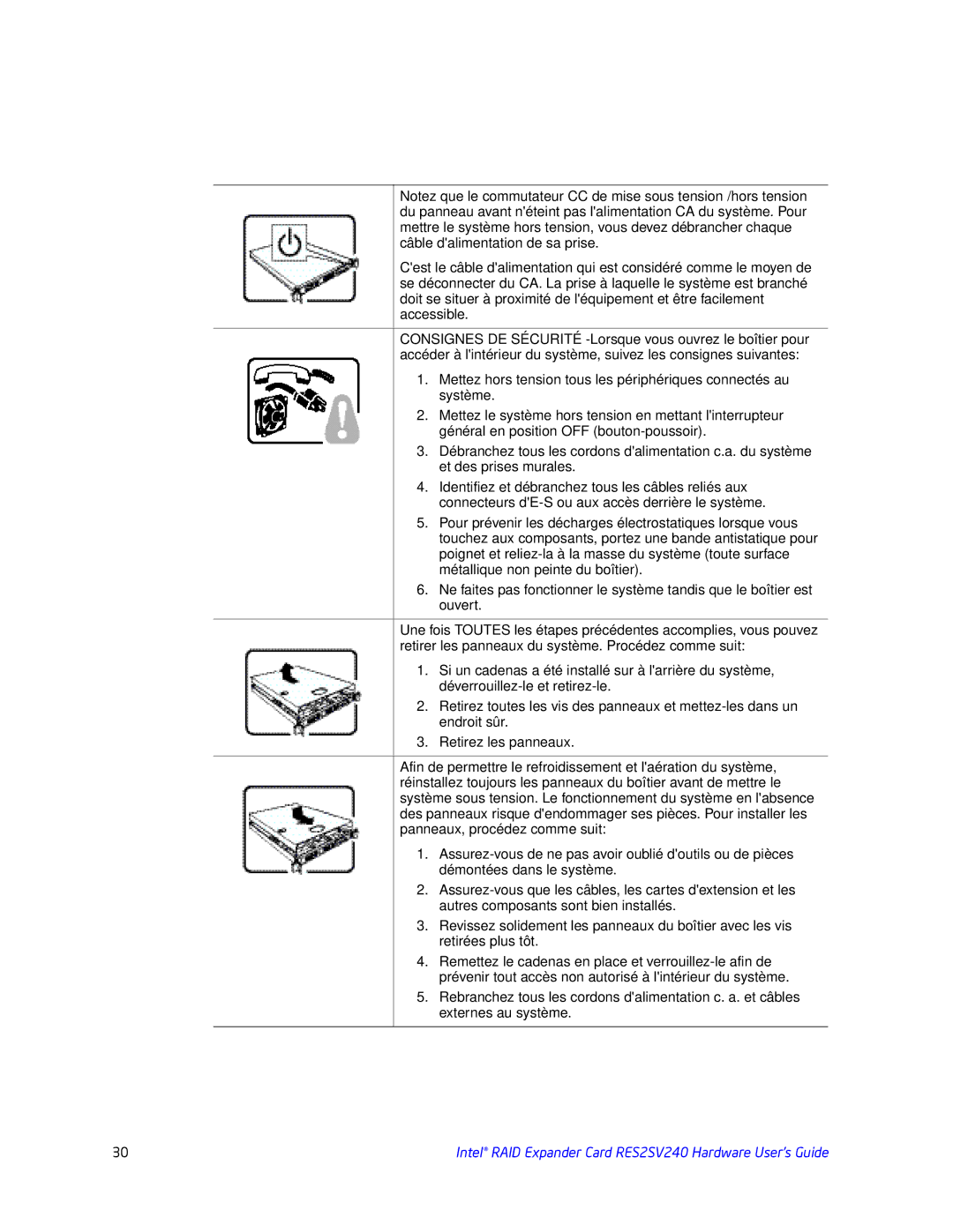 Intel manual Intel RAID Expander Card RES2SV240 Hardware User’s Guide 