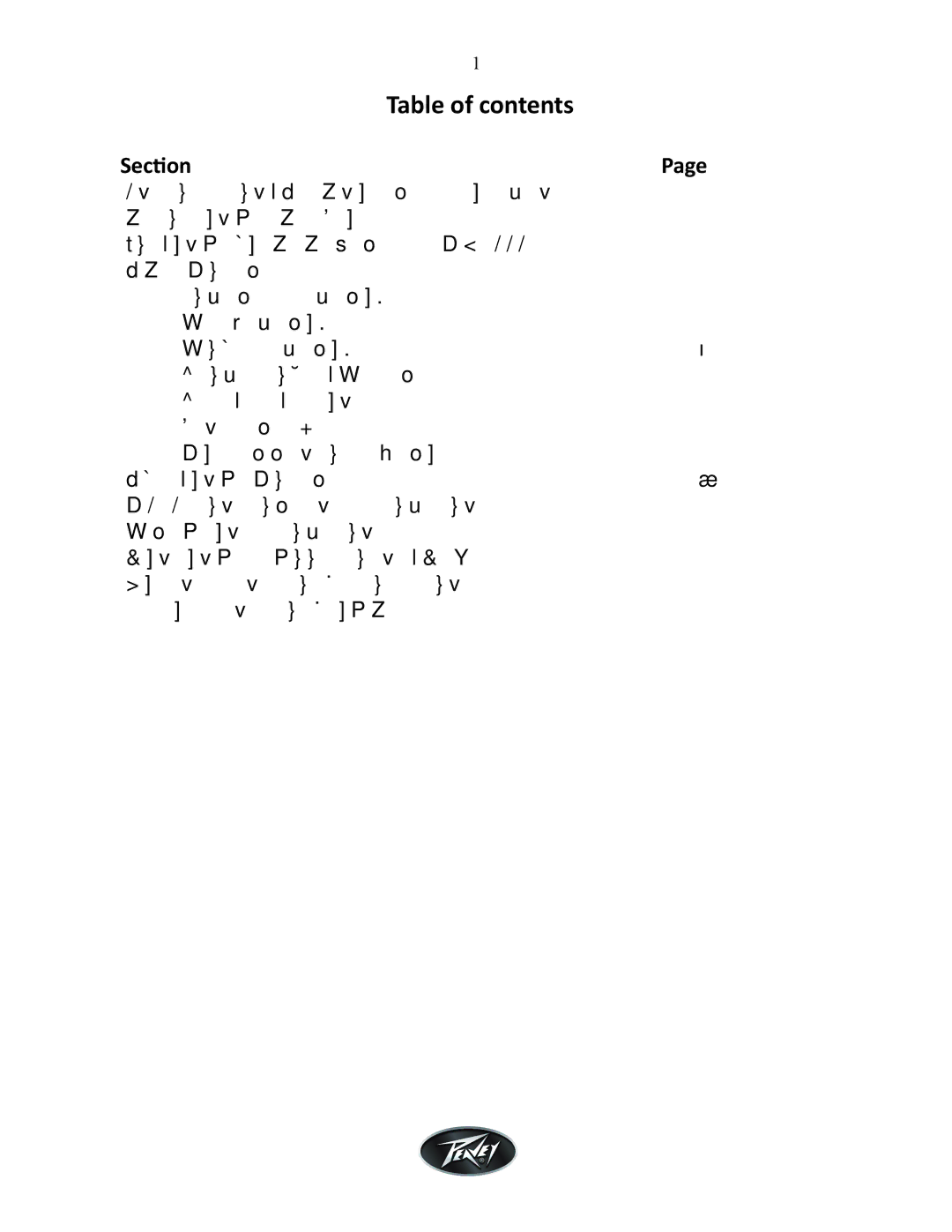 Intel ReValver MK III manual Table of contents 