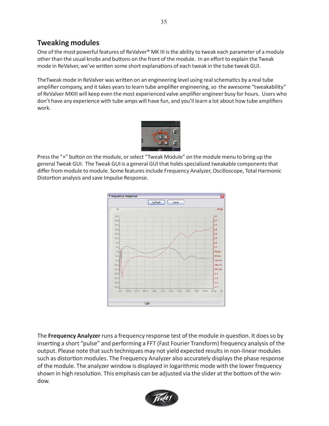 Intel ReValver MK III manual Tweaking modules 