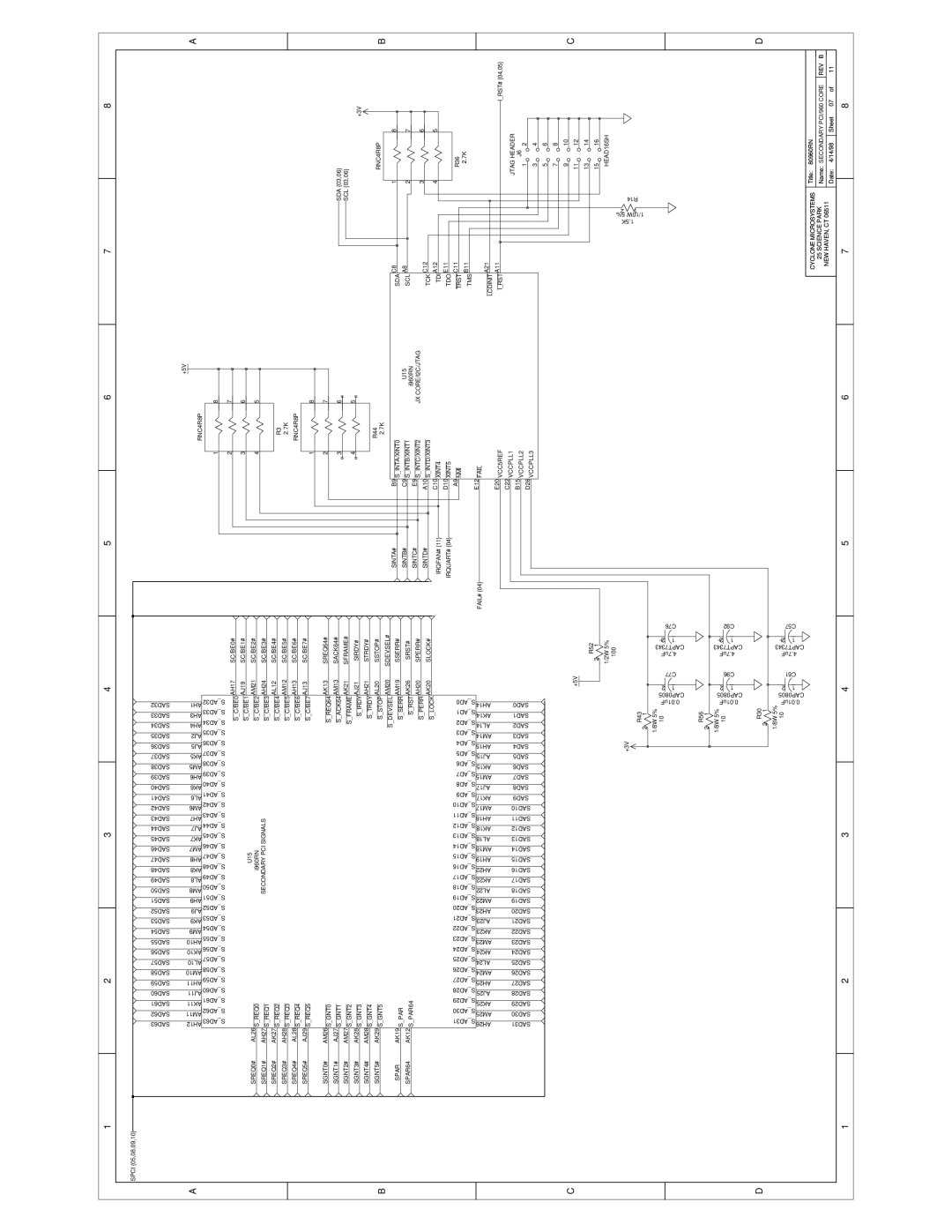 Intel RN, IQ80960RM manual RST# Jtag Header 