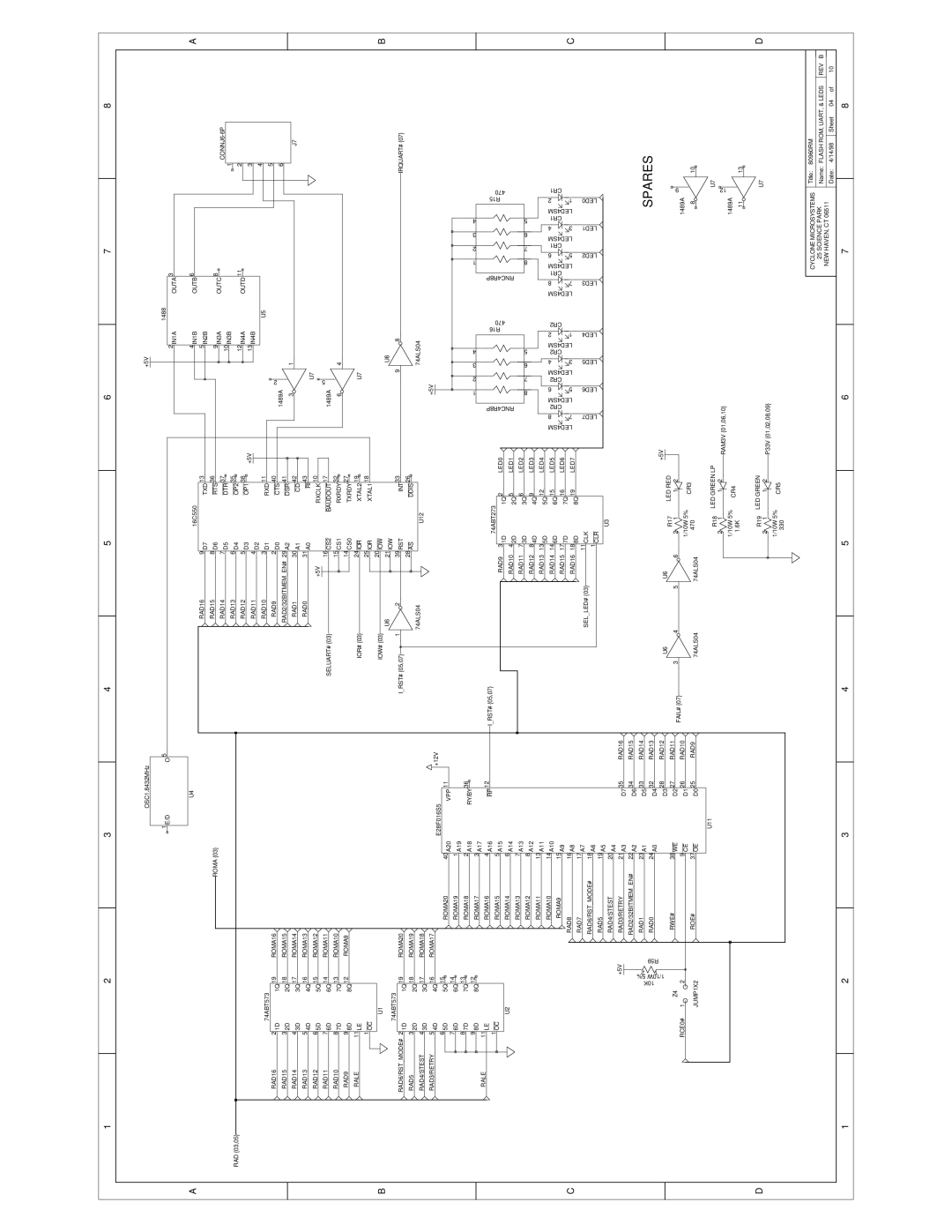 Intel IQ80960RM, RN manual Outb RAD16 TXD 