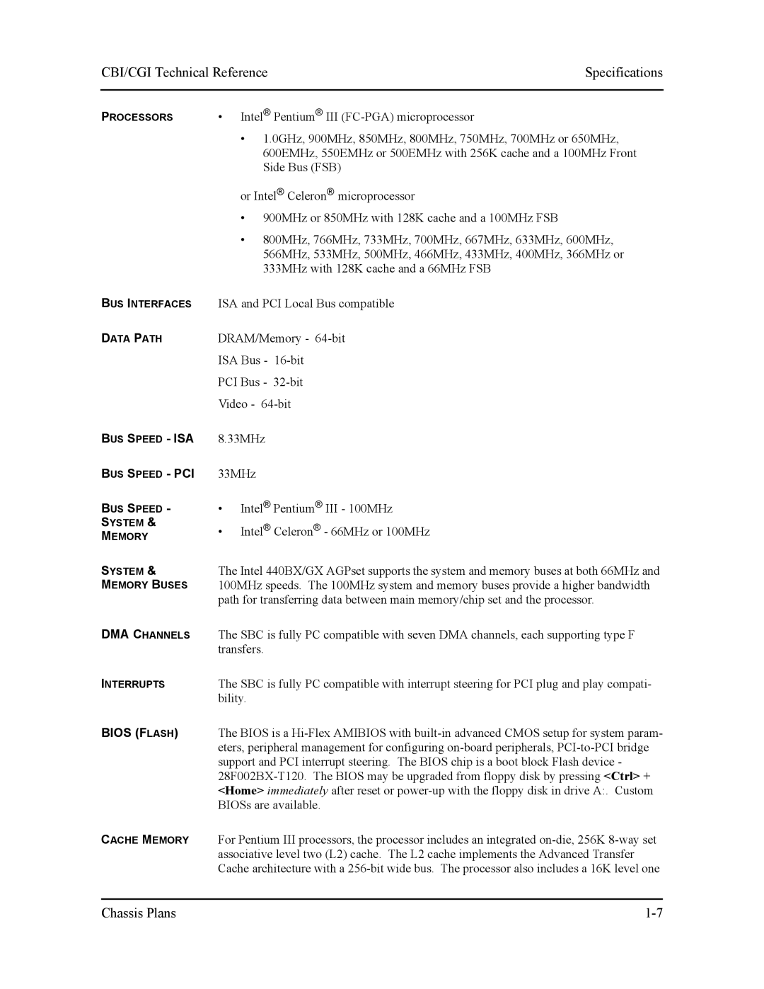 Intel S5721-xxx manual Bios F Lash 