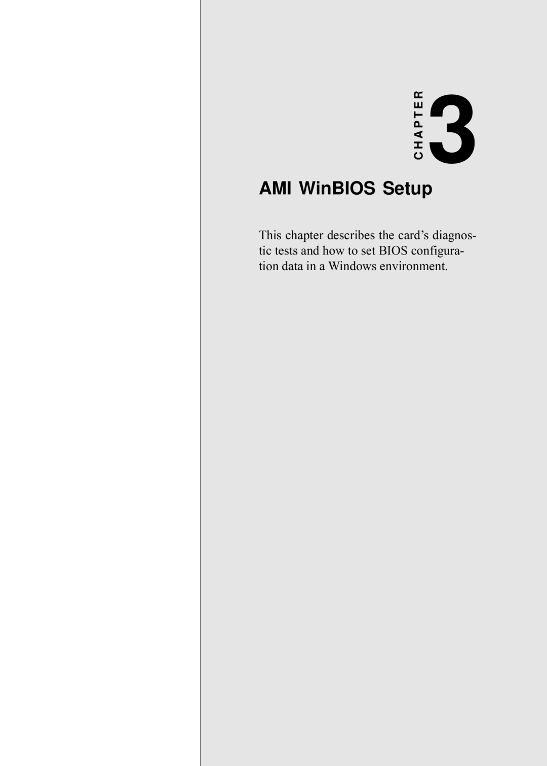 Intel SBC-455 manual AMI WinBIOS Setup 