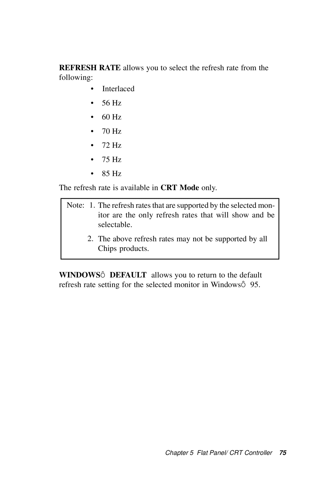 Intel SBC-455 manual Flat Panel/ CRT Controller 