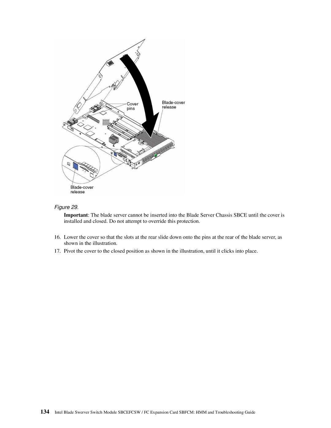 Intel SBFCM, SBCEFCSW manual 