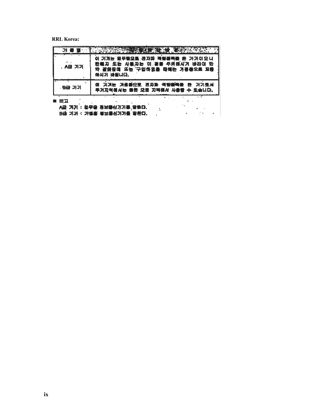 Intel SBCEFCSW, SBFCM manual RRL Korea 