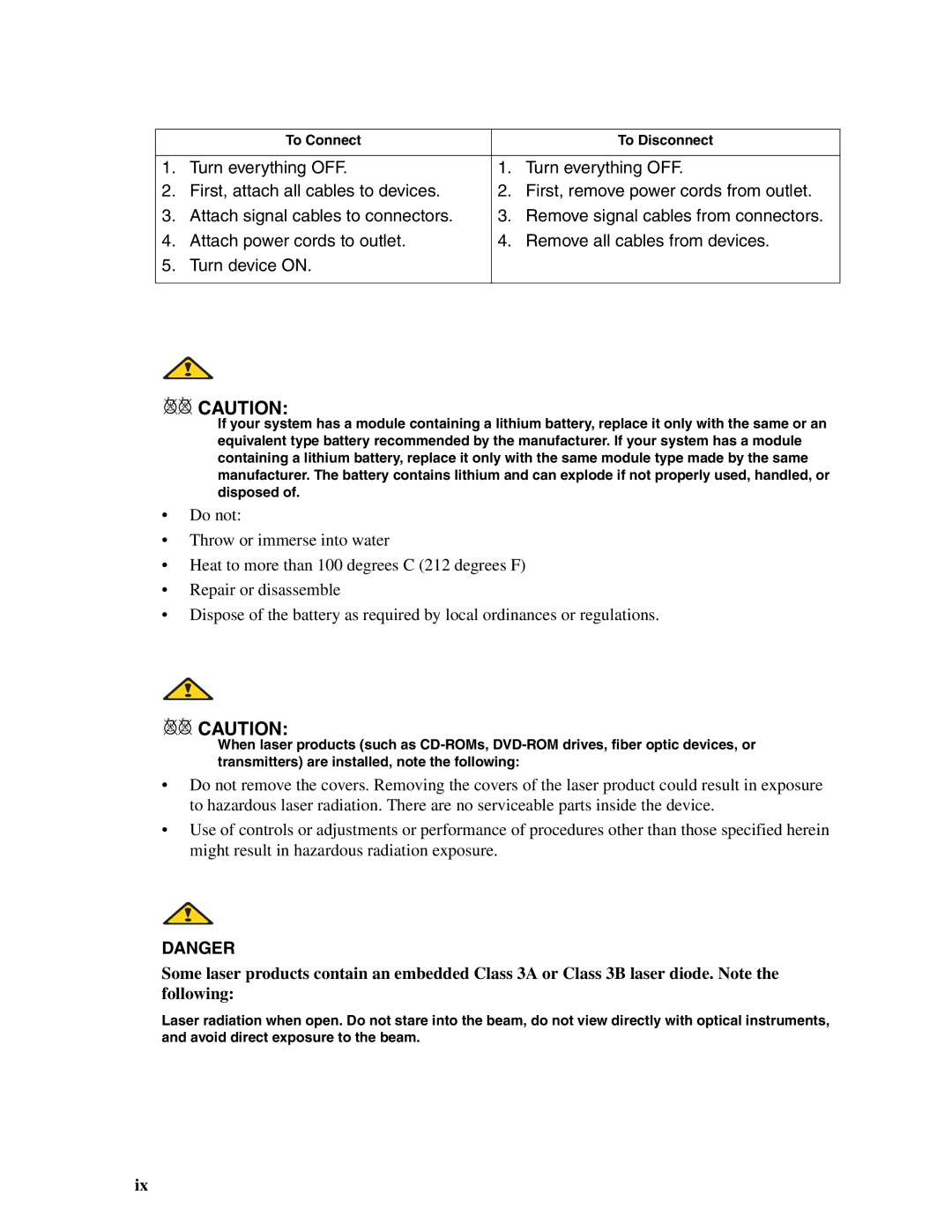 Intel SBX82 manual To Connect To Disconnect 