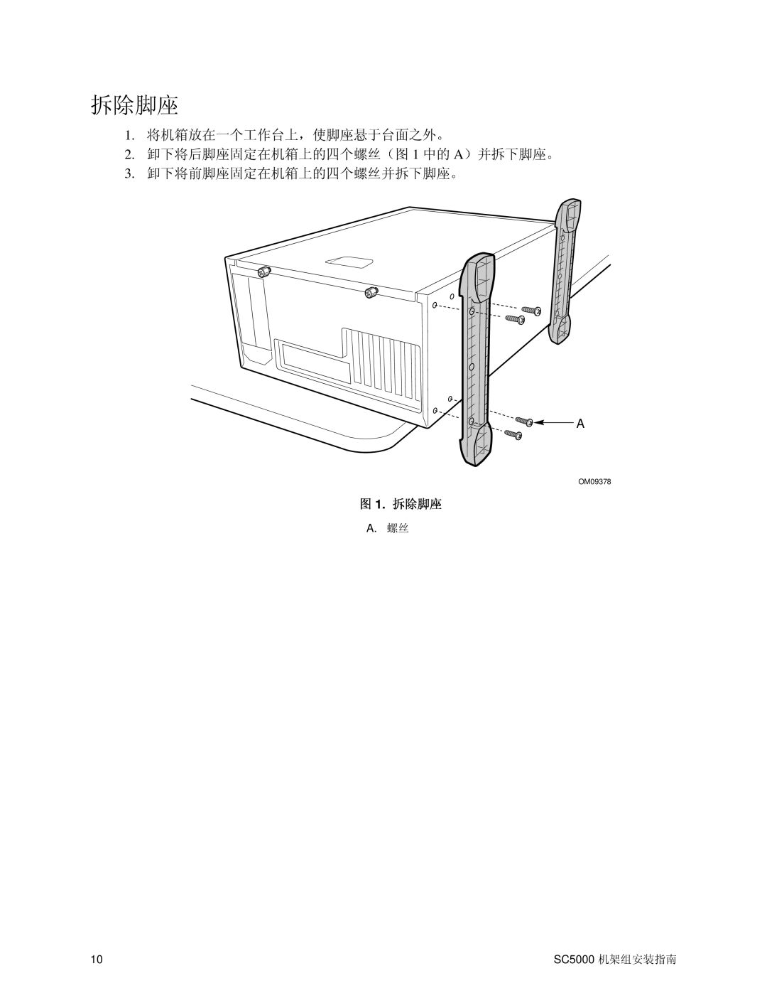 Intel SC5000 manual ⁄U¸‘˛ƒﬁ 5PbÍ 