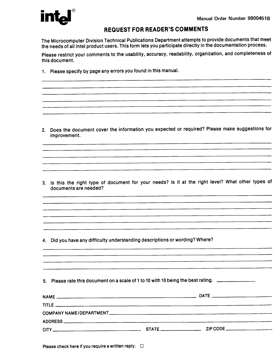 Intel sdk-85 system design kit manual 
