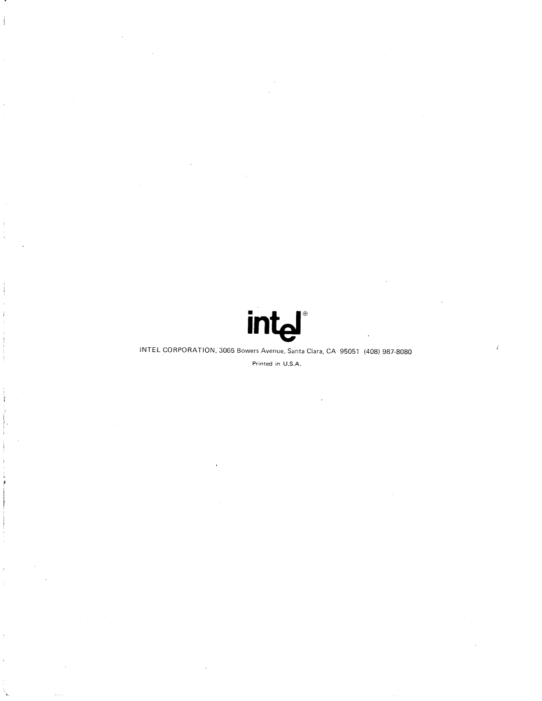 Intel sdk-85 system design kit manual 