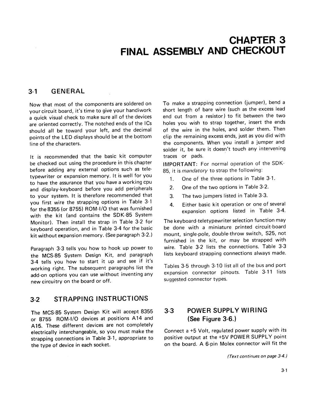 Intel sdk-85 system design kit manual 
