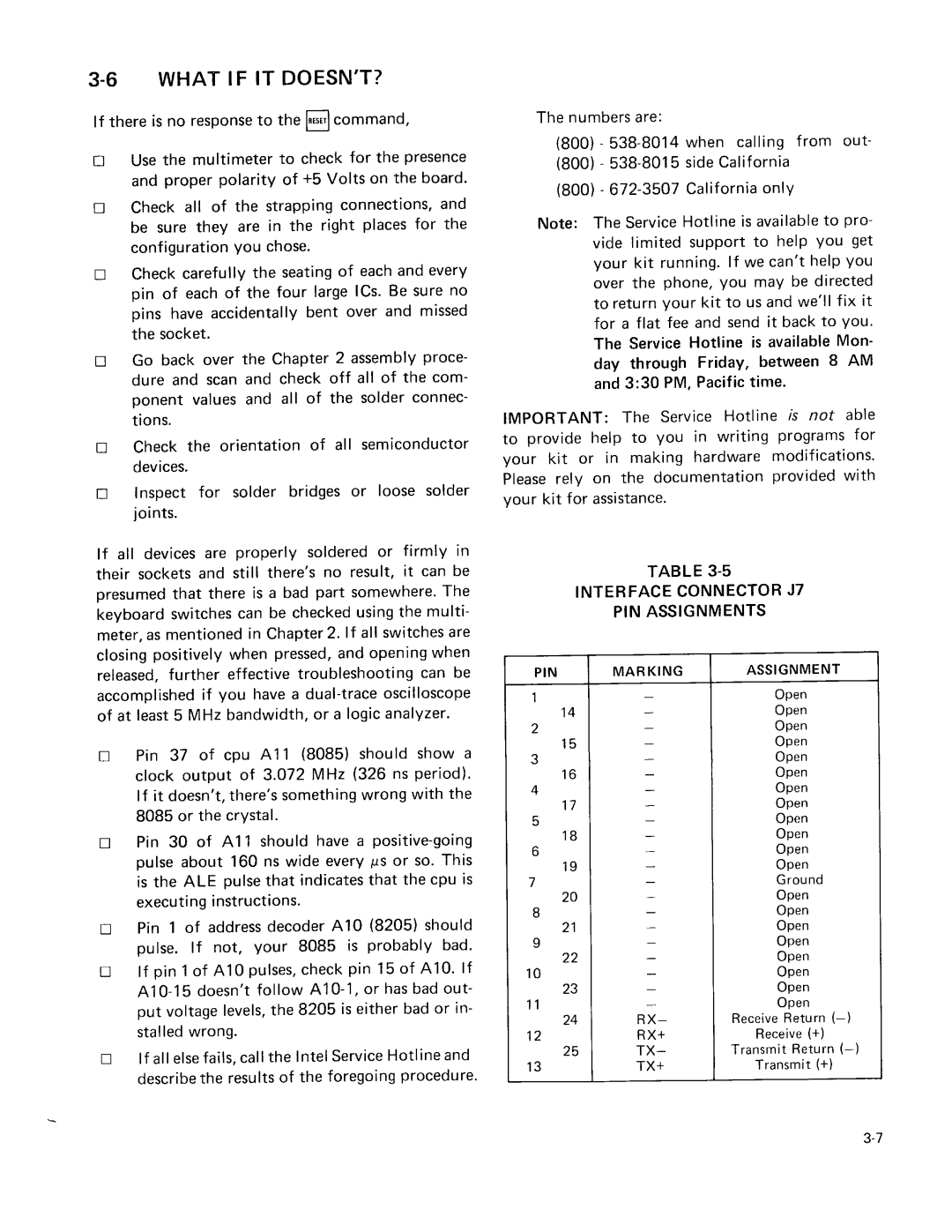 Intel sdk-85 system design kit manual 