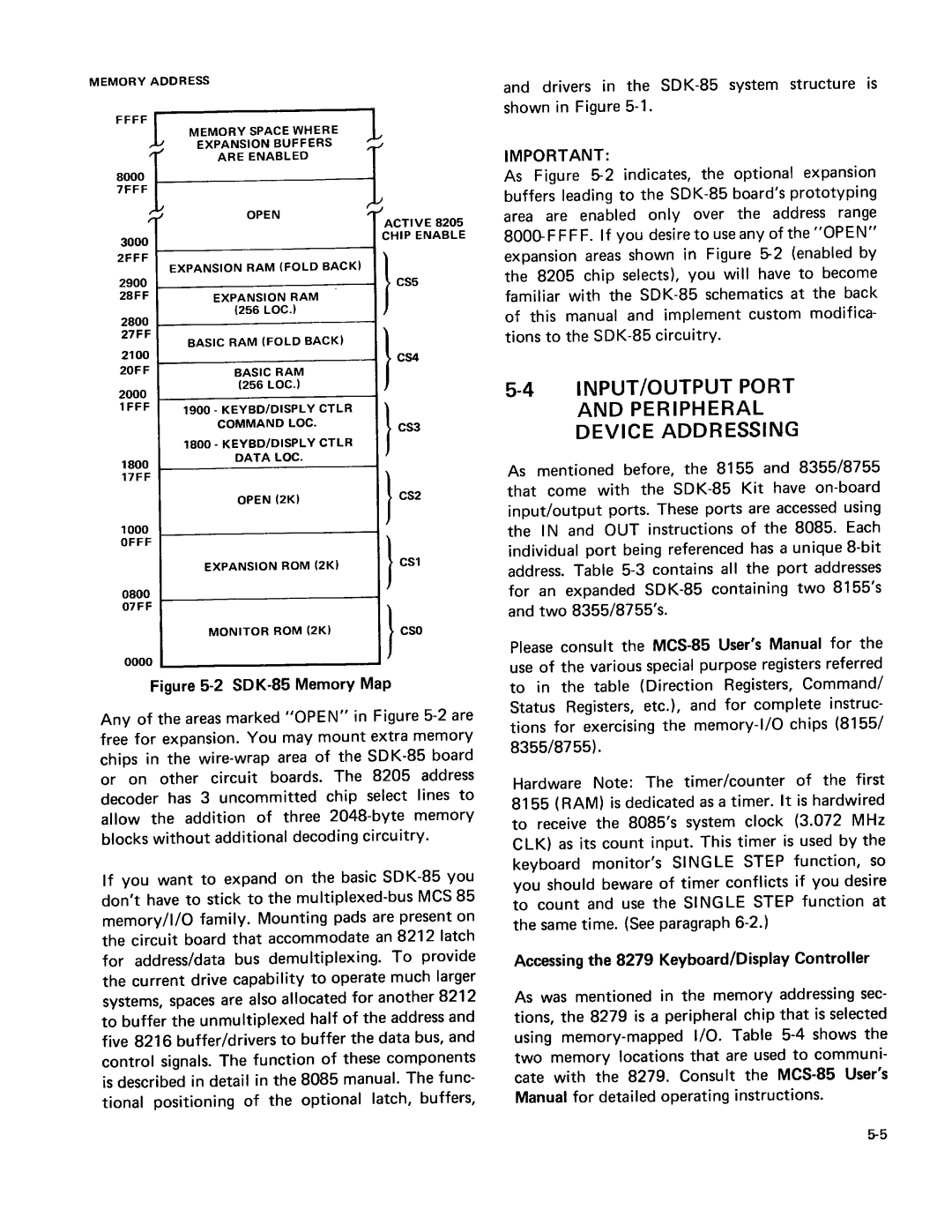 Intel sdk-85 system design kit manual 