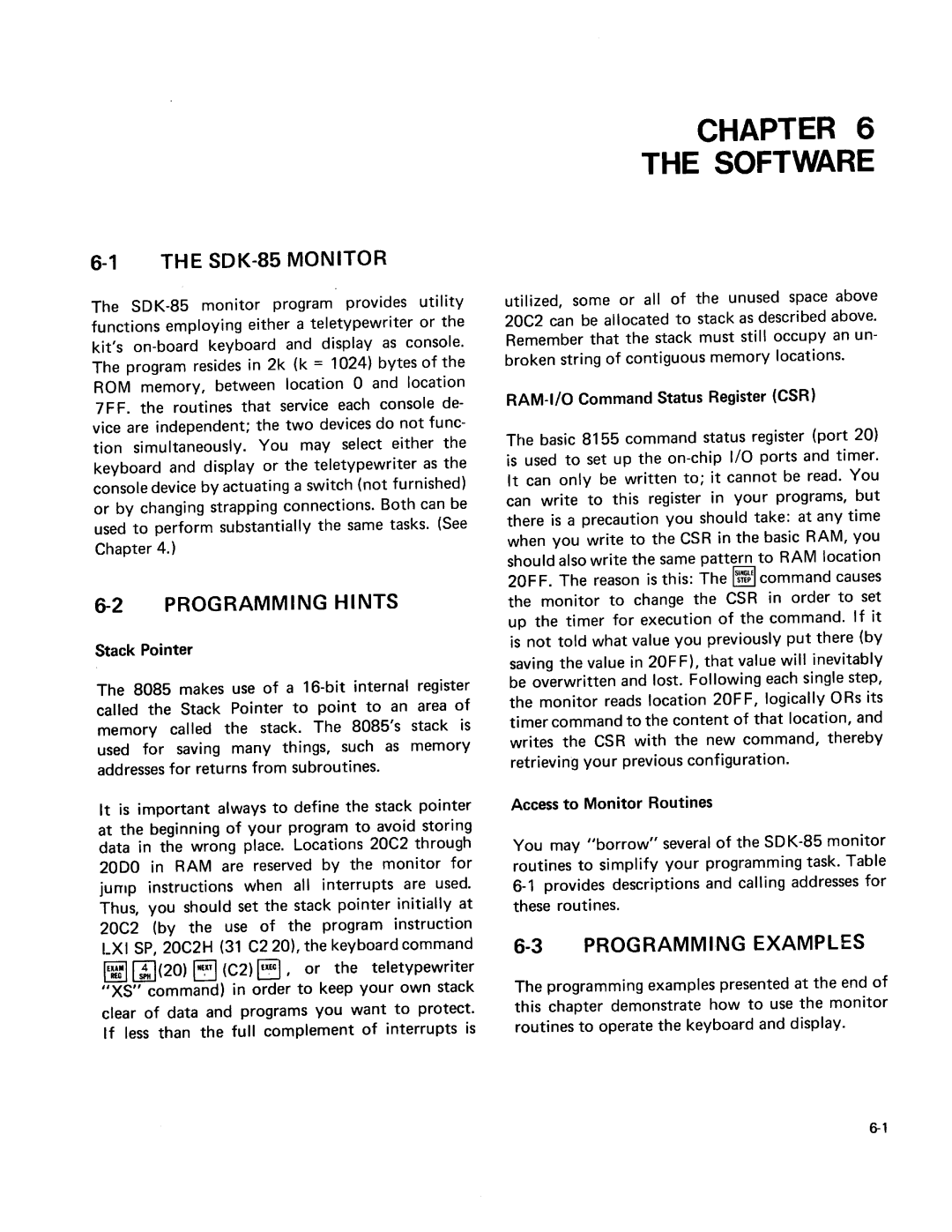 Intel sdk-85 system design kit manual 