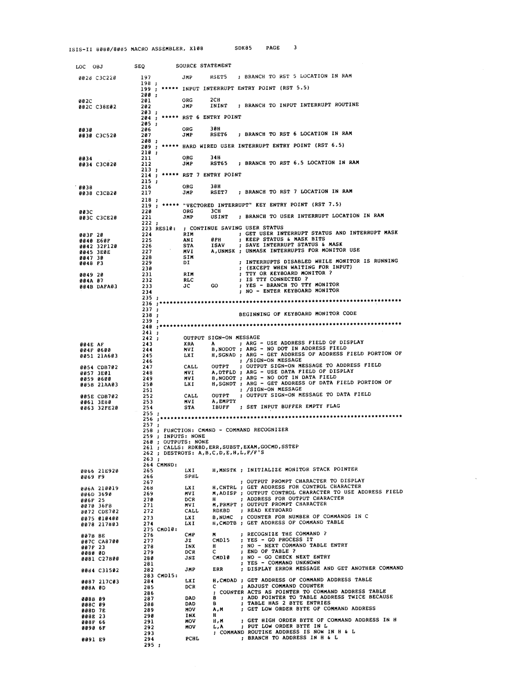 Intel sdk-85 system design kit manual 
