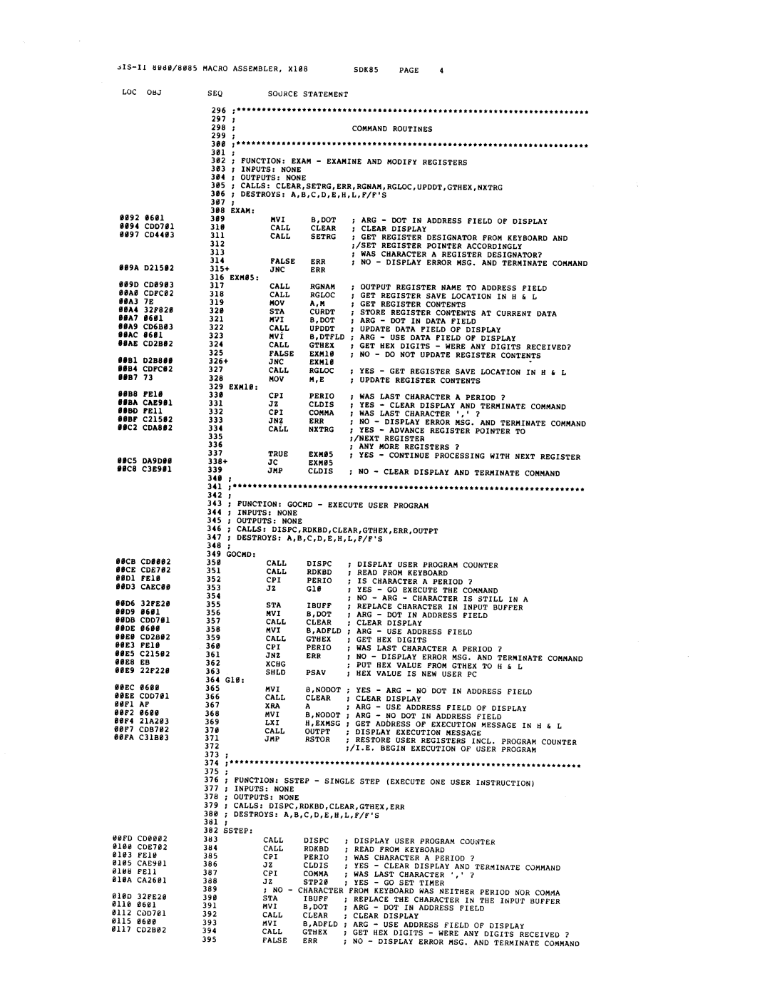 Intel sdk-85 system design kit manual 