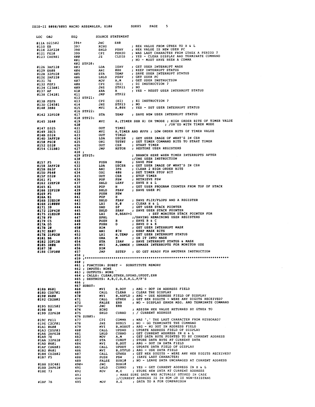 Intel sdk-85 system design kit manual 