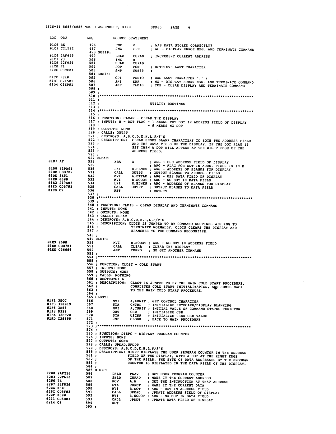 Intel sdk-85 system design kit manual 
