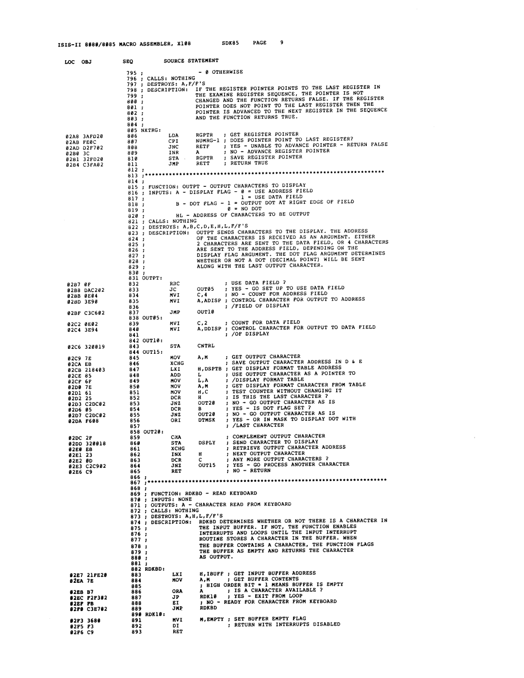 Intel sdk-85 system design kit manual 