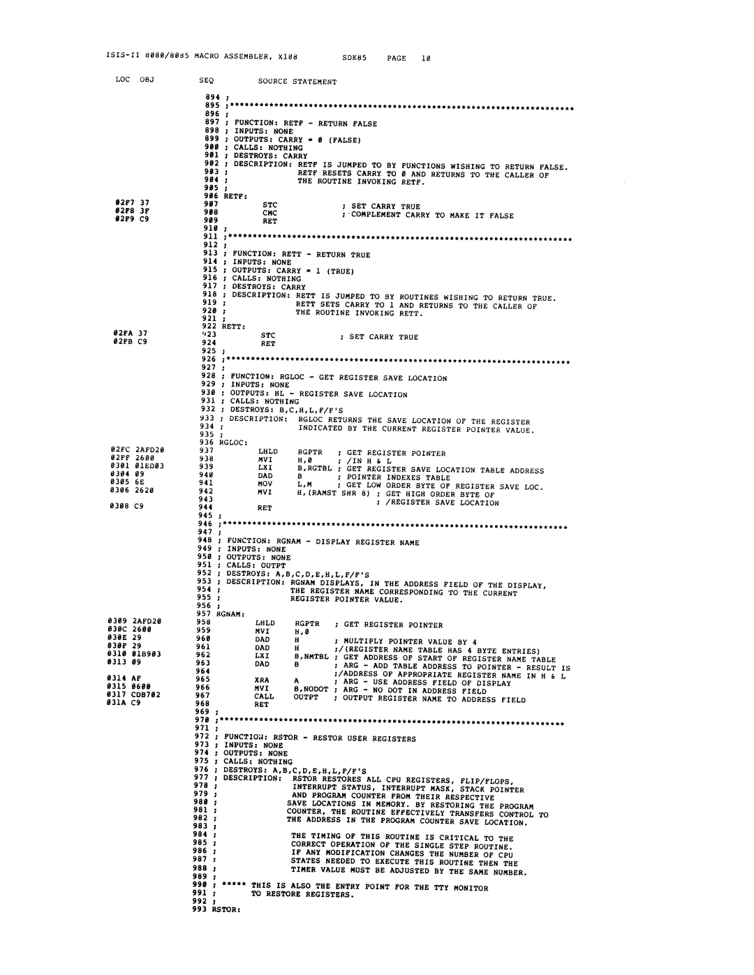Intel sdk-85 system design kit manual 