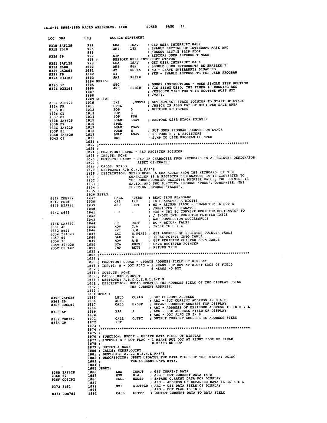 Intel sdk-85 system design kit manual 