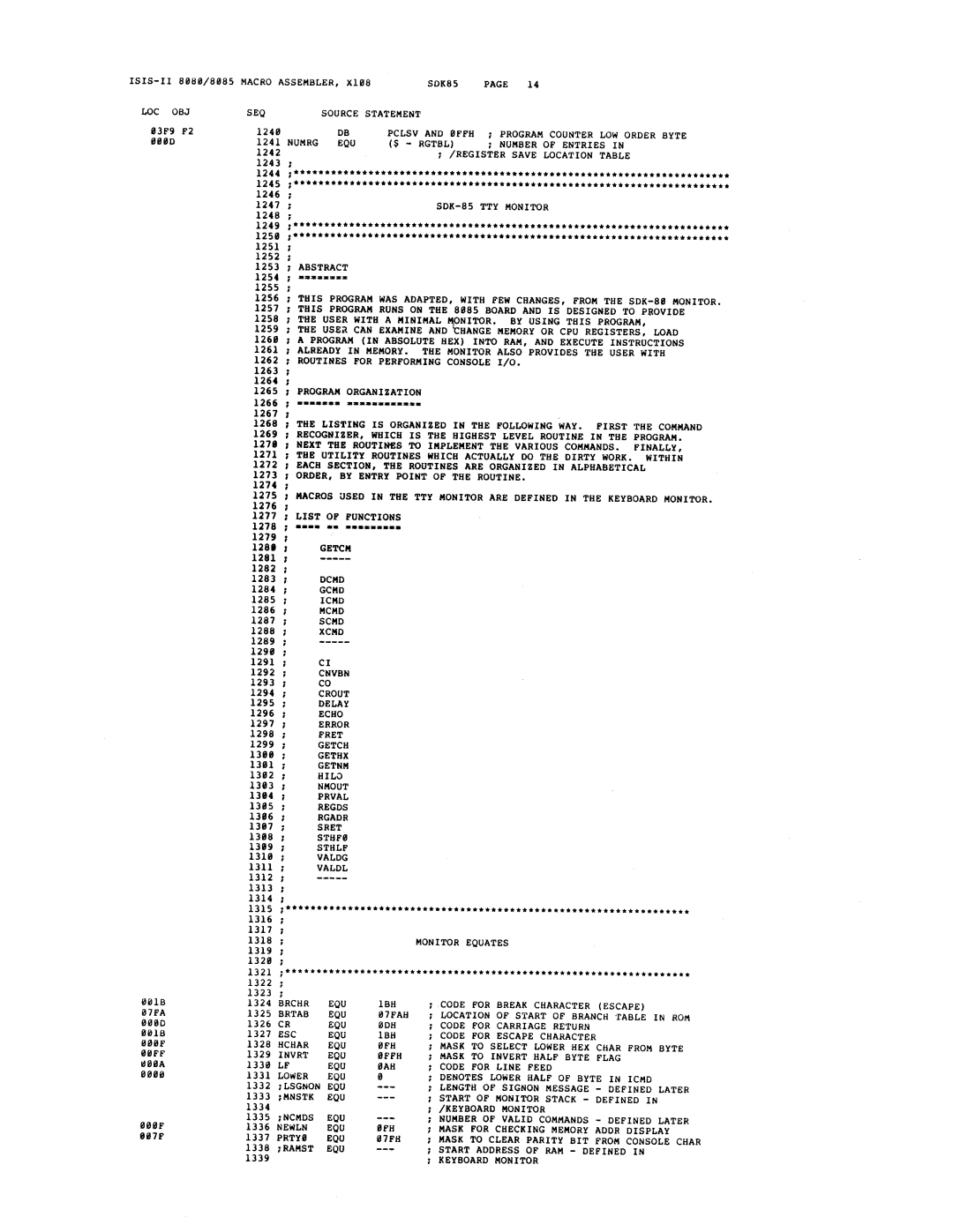 Intel sdk-85 system design kit manual 