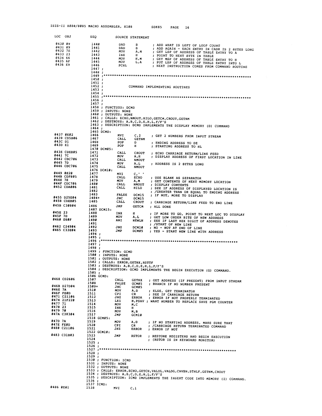Intel sdk-85 system design kit manual 