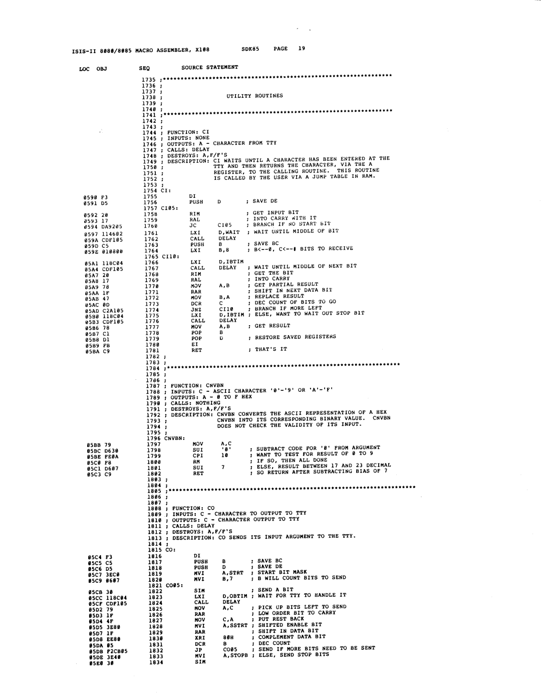 Intel sdk-85 system design kit manual 