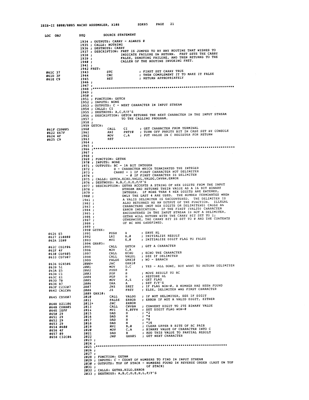 Intel sdk-85 system design kit manual 