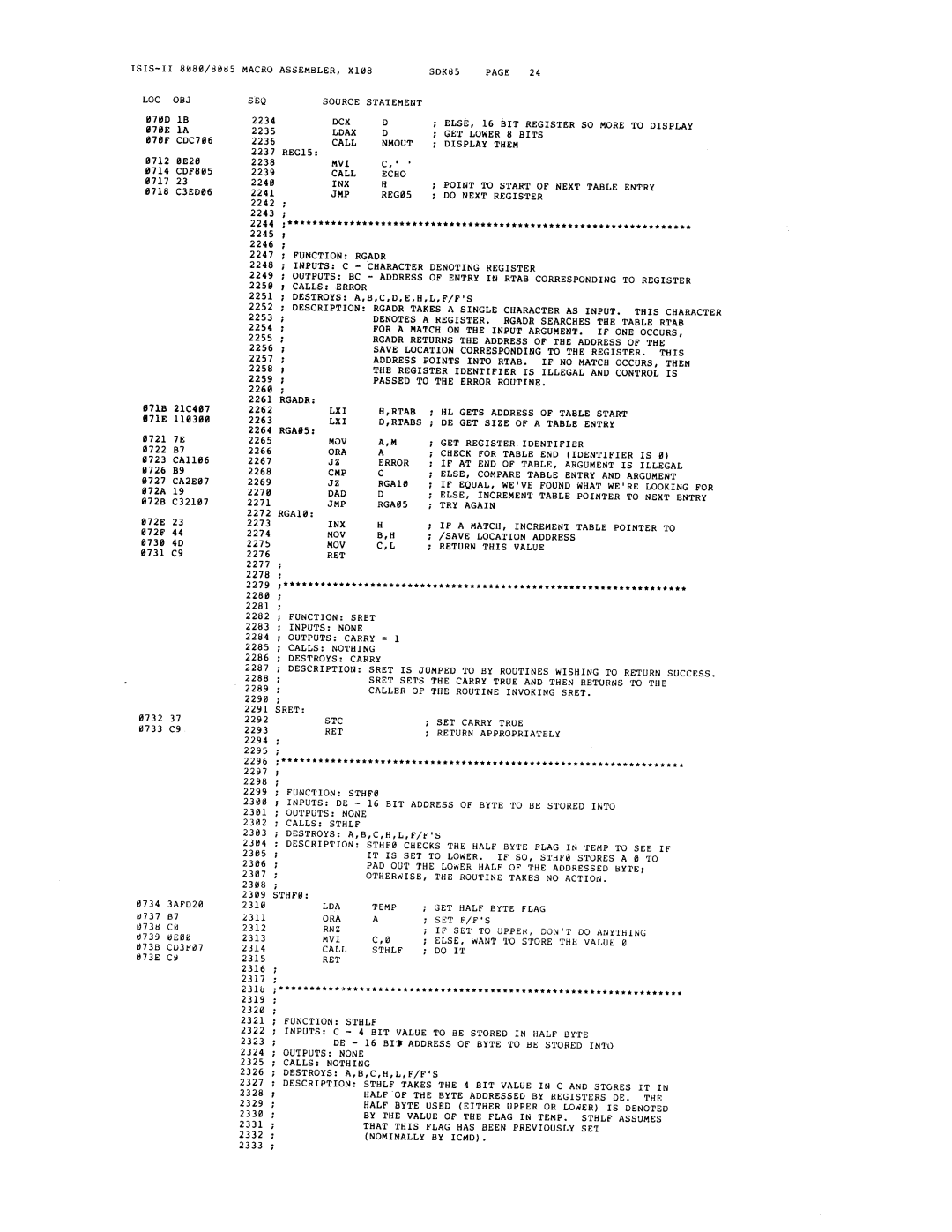 Intel sdk-85 system design kit manual 