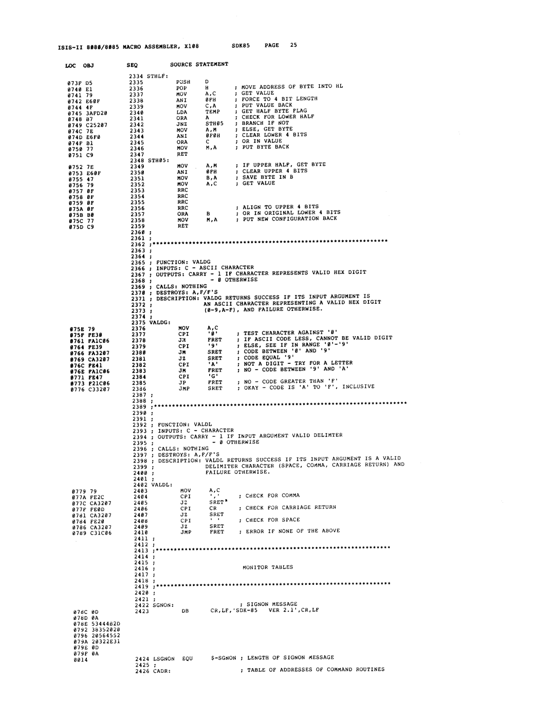 Intel sdk-85 system design kit manual 