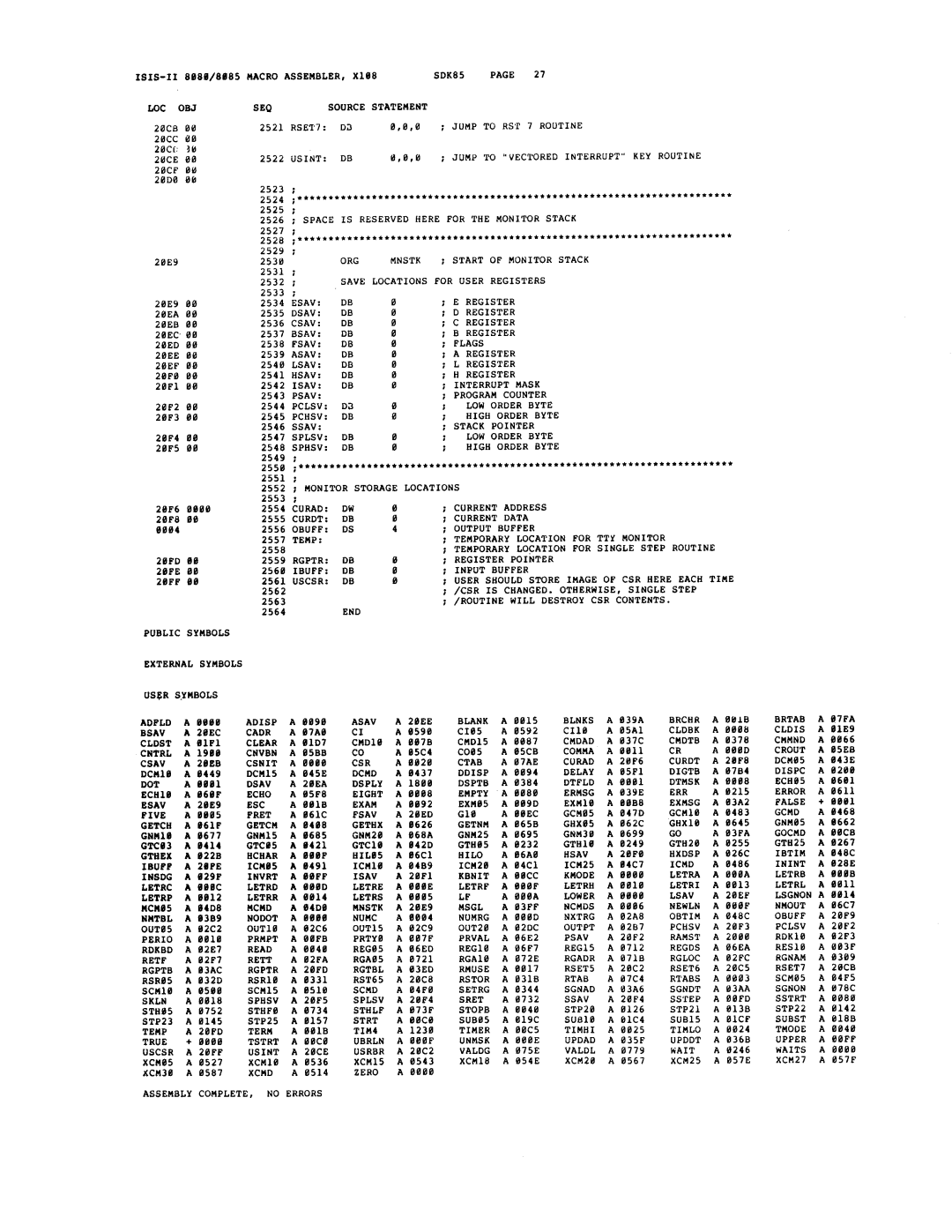 Intel sdk-85 system design kit manual 