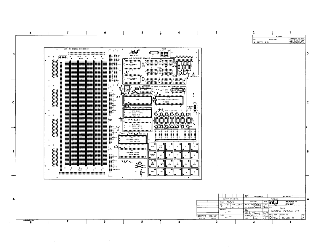 Intel sdk-85 system design kit manual 