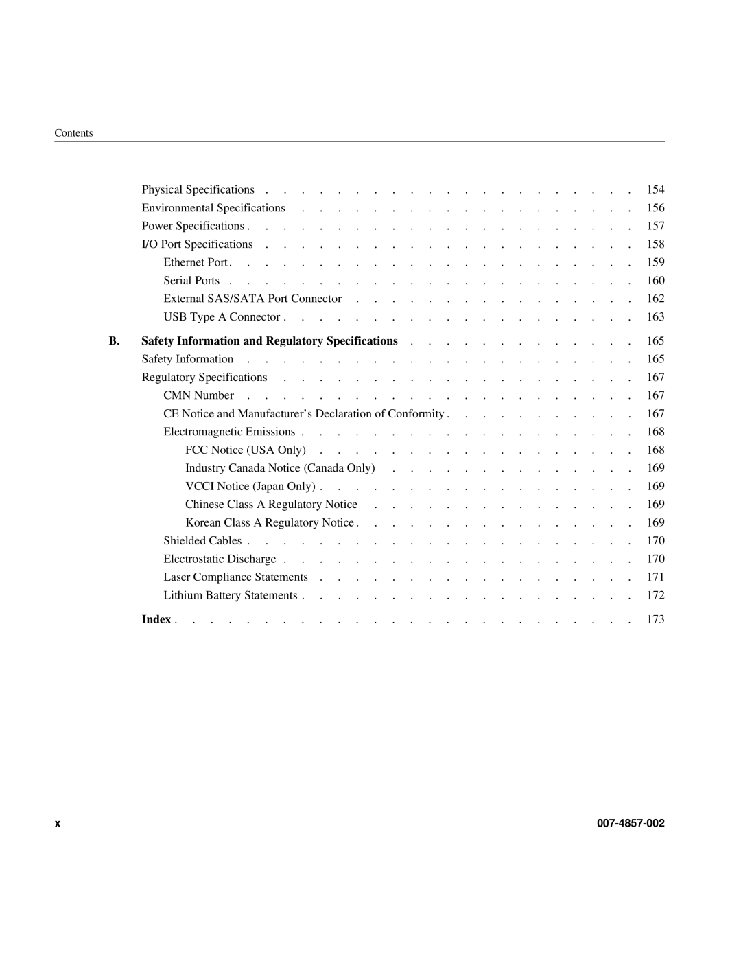 Intel SGI Altix 450 manual Safety Information and Regulatory Specifications 