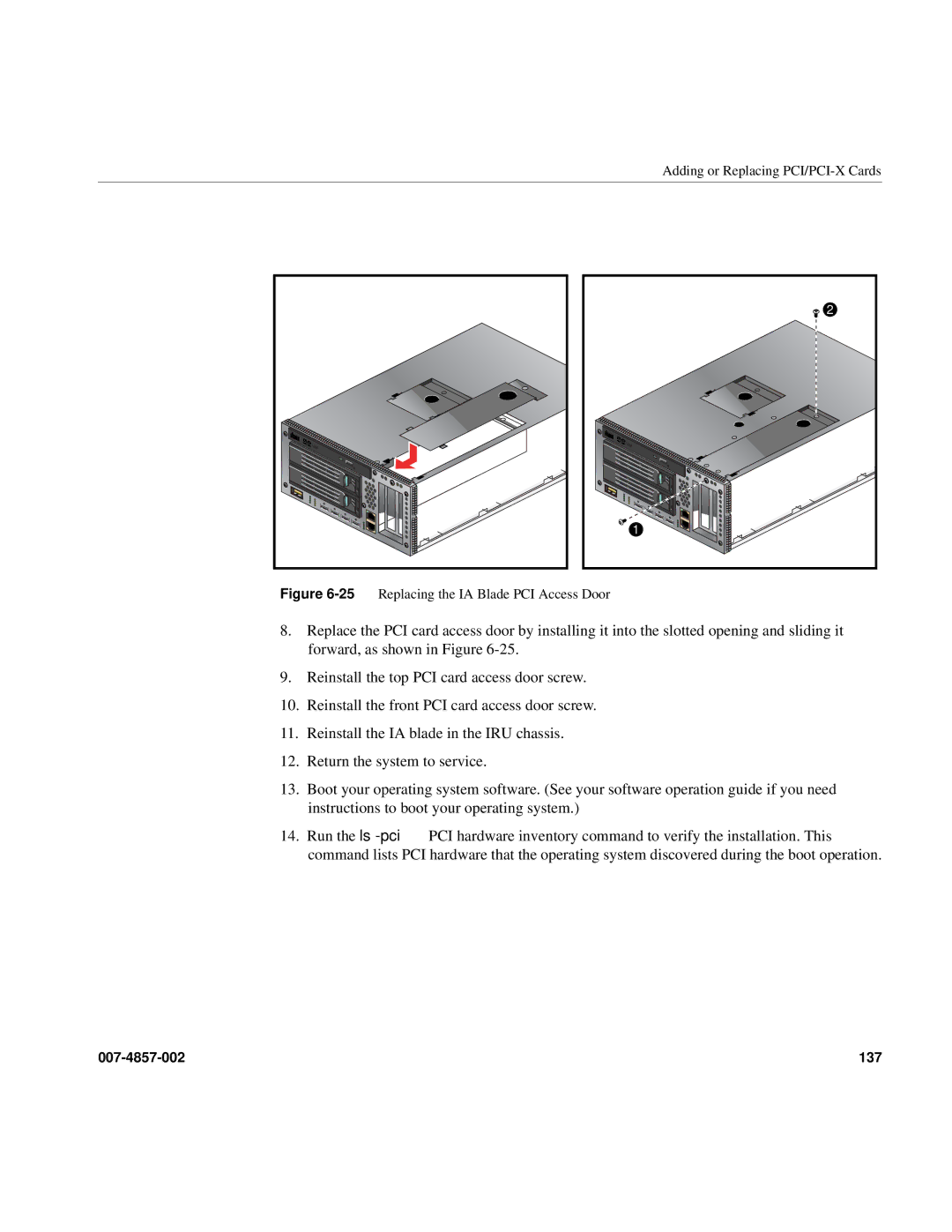 Intel SGI Altix 450 manual 137 