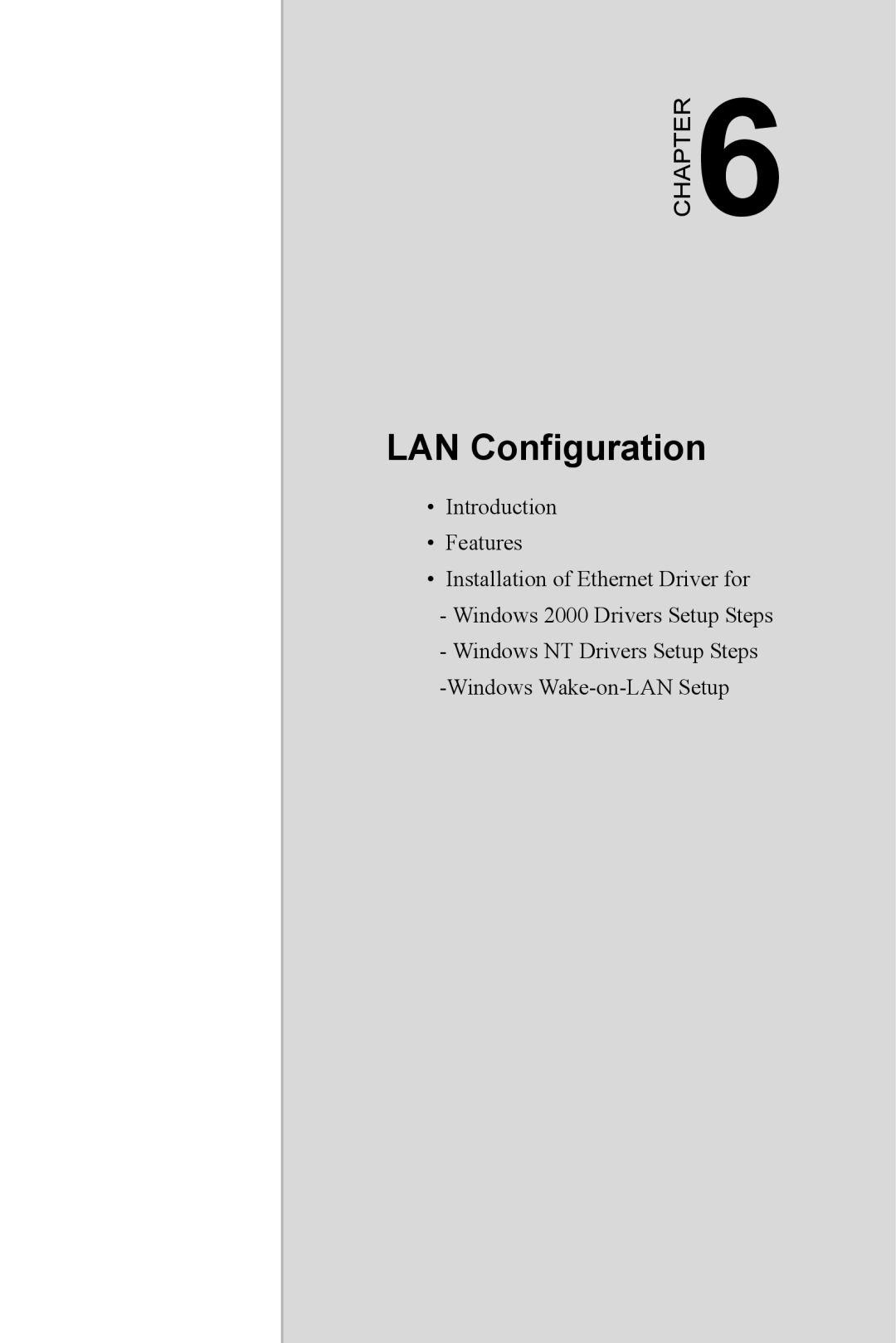 Intel SOM-4486 user manual LAN Configuration 