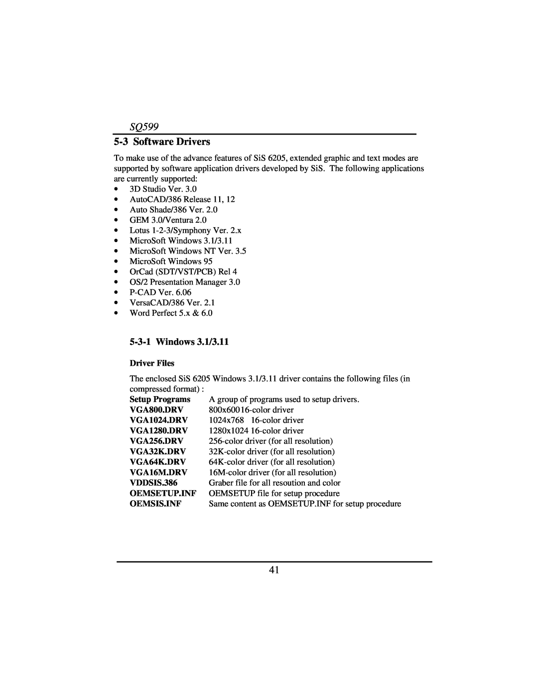 Intel SQ599 manual 