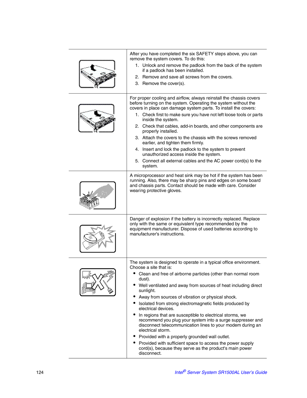 Intel manual Intel Server System SR1500AL User’s Guide 