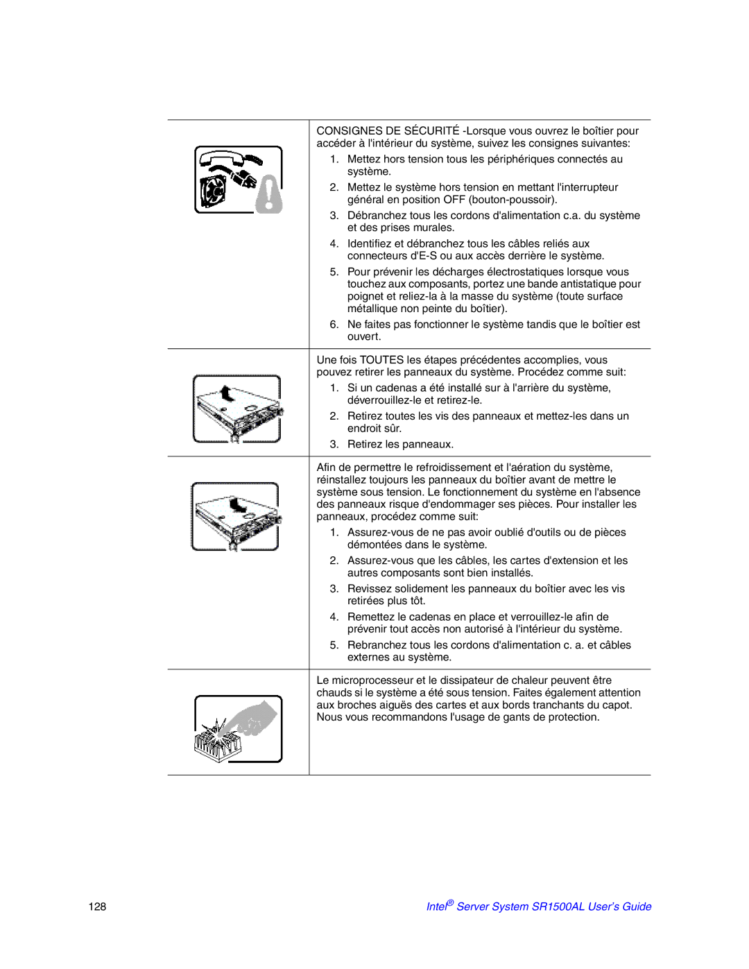 Intel manual Intel Server System SR1500AL User’s Guide 